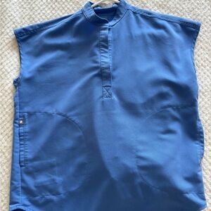 Figs Rafaela Scrub Top Ceil Blue